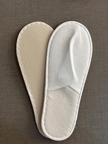 тапочки: Домашние тапочки, 42, Новый, цвет - Белый — 2