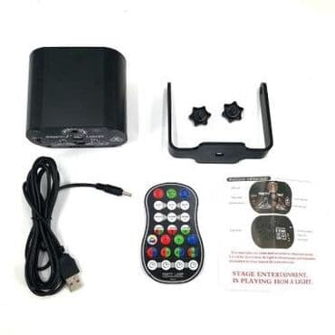 лазерный проектор на дом: Светодиодно-лазерный цветомузыкальный диско проектор 60 шаблонов — 6