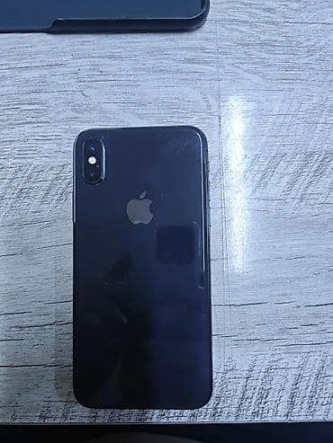 IPhone X, Б/у, Space Gray, Чехол