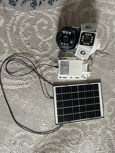 датчик на движение: Солнечная поворотная Wi‑Fi камера видеонаблюдения с прожекторами — 1