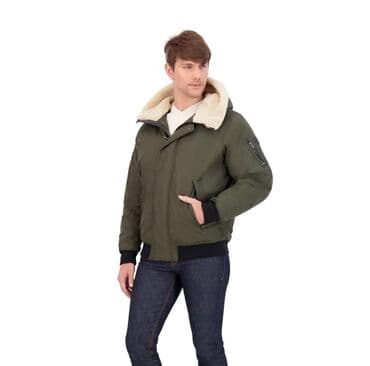 куртки на зиму: Sean john. Куртка-бомбер мужская с утепленным пальто с капюшоном на — 2