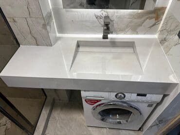 раковины и мойки: Раковина для ванной, Квадрат форма, Материал: Керамика — 3