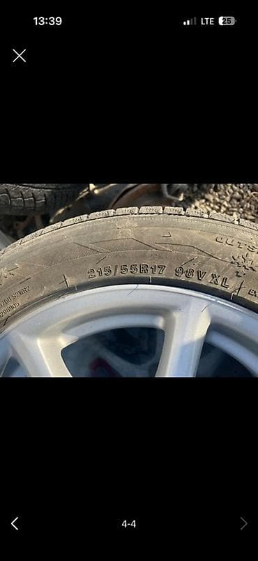 Колеса в сборе 215 / 55 / R 17, Всесезонная, 1 шт, Легковые, Литые, отверстий - 5 — 2