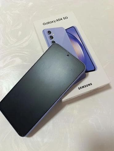 Samsung Galaxy A54 5G, Колдонулган, 256 ГБ, түсү - Кара, 2 SIM