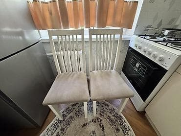 chair table: Стулья 5 шт по 1000 - Материал каркаса: дерево/МДФ, окраска белая - — 1