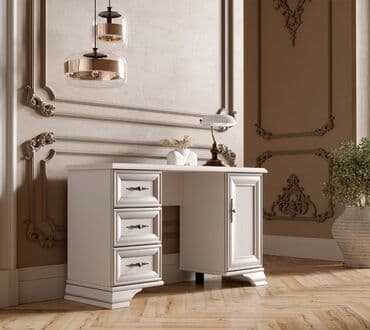 ушастый нянь порошок: Стол туалетный KENTAKI 3 выдвижных ящика на металлических роликовых — 3