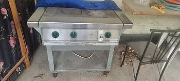 прижимной гриль: Электрическая жарочная поверхность на подставке - Профессиональная — 2