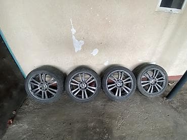 10 5j: Колеса в сборе 225 / 45 / R 17, Всесезонная, Б/у, Комплект, Легковые, Литые, отверстий - 4 — 1