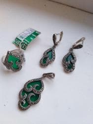 Серебряный комплект, новый 2800с