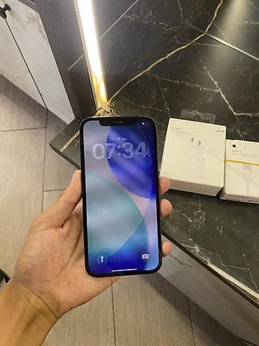 iphone 12 max: IPhone 12, 128 ГБ, цвет: тёмно‑синий (Blue) Телефон в идеальным — 2
