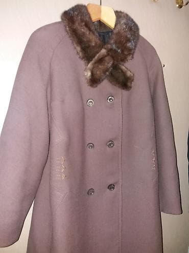 Пальто: Пальто, Классика, Зима, Драп, Длинная модель, XL — 2