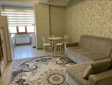 квартиры посуточно в бишкеке в районе филармонии: 2 комнаты, Круглосуточное заселение, Домофон, Постельное белье — 6