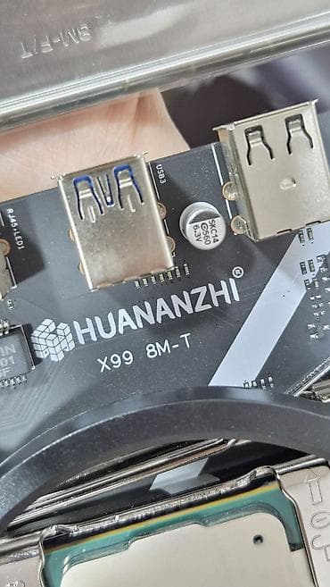 xeon: Материнская плата для ПК, Новый, Huananzhi, LGA2011 v3, Micro-ATX — 3