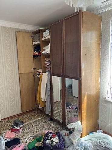 Шкафы: Шифоньер, шкаф для одежды, Прямой, Дерево — 2