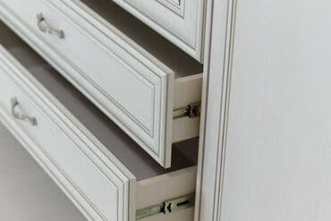 шифонеры: Шифоньер, Новый, Прямой, цвет - Белый, ЛДСП — 4