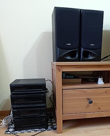 колонки кенвуд: Модульная аудиосистема Kenwood с акустикой Состав комплекса: - — 3
