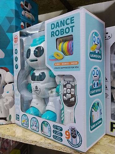 emo робот: Игрушка-робот Dance Robot с пультом ДУ - Функции: поёт, танцует — 1