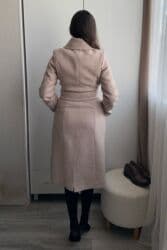 шерстяные кофты женские больших размеров: Пальто женское, шерстяное. Производство Россия. Приталенное, на — 2