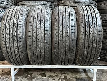 Шины: Шины 225 / 55 / R 17, Лето, Б/у, Комплект, Легковые, Корея, Kumho — 1