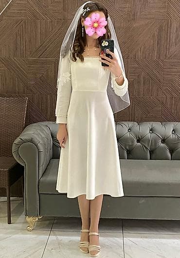 платье на прокат: Вечернее платье, Классическое, Длинная модель, С рукавами, S — 5