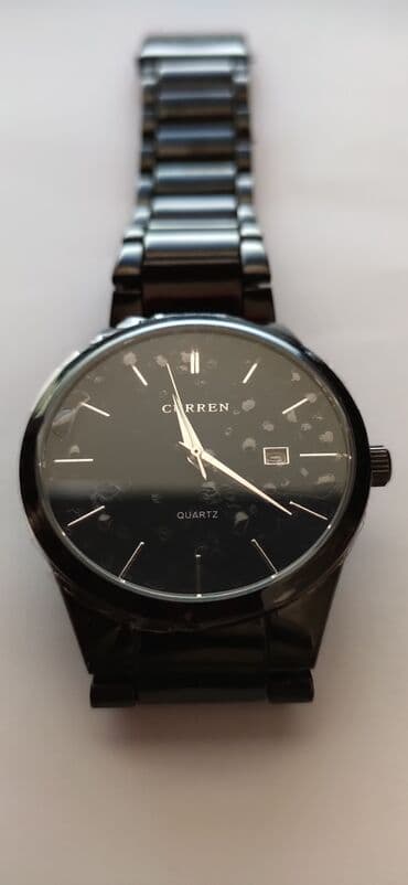 часы наручные электронные: Кварцевые мужские часы CURREN 8106 Black. Модель: 	8106 Механизм	 — 1