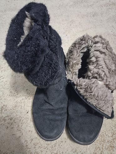 Угги, 40, UGG, Б/у, цвет - Черный, Самовывоз