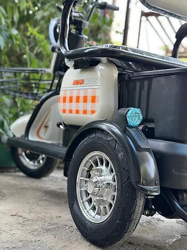 скутр электро: Электрический трёхколёсный скутер (трицикл) - Устойчивая трёхколёсная — 7