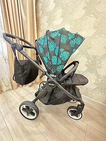 авто коляска: Коляска, Другой бренд, цвет - Черный, Б/у — 3