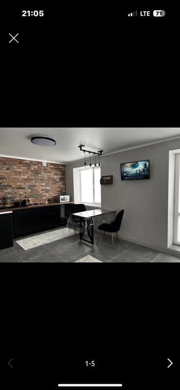 долгосрочная квартира бишкеке: Студия, Риэлтор, Без подселения, С мебелью полностью — 1