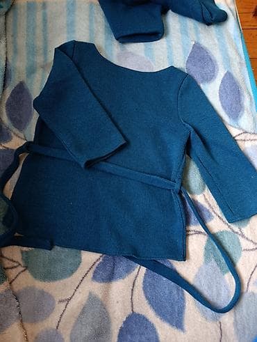 кофты для девочек: Костюм с юбкой, Модель юбки: Прямая, Миди, M — 5