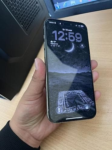 ipone 14: IPhone 15 Pro Max, 256 ГБ, Natural Titanium, 86 % — 5