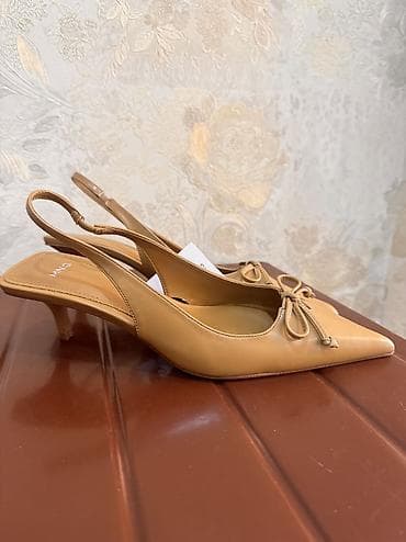 танцевальная обувь: Туфли-слингбэки MANGO - Модель: острый носок, открытая пятка со — 8