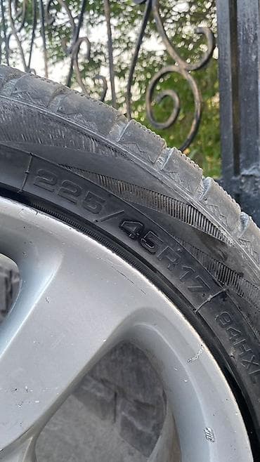 5: Колеса в сборе 225 / 45 / R 17, Зима, Б/у, Комплект, Легковые, Литые, отверстий - 5 — 2