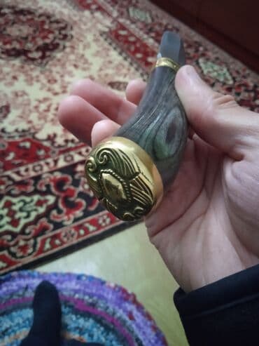 Авто тейлөө жабдуулары: Нож с литой гарду и тыльником - Клинок: фиксированный, односторонняя — 2