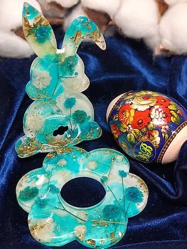 букет из бабачек: Пасхальные подставки для яиц из эпоксидной смолы с натуральными — 4