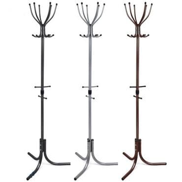 стол в стиле лофт: Напольная вешалка «Дерево» (металл) - Дизайн: ствол с ветвями — 10