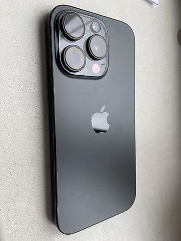 iphone 16 256: IPhone 16 Pro, Б/у, 128 ГБ, Black Titanium, Защитное стекло, Коробка, 90 % — 1