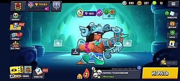 Аккаунт Brawl Stars Основное: - Трофеи: 15 082 - Ранговый бой