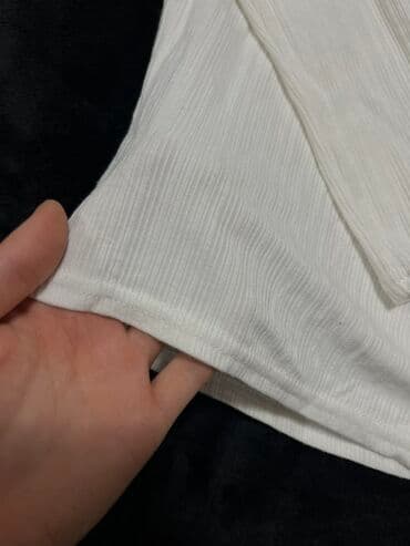 брендовая мужская одежда бишкек: Лонгслив, цвет - Белый, S — 2