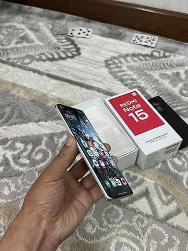 расрочка бытовой техника: Redmi, Redmi Note 15, Б/у, 256 ГБ, цвет - Зеленый, 2 SIM — 4