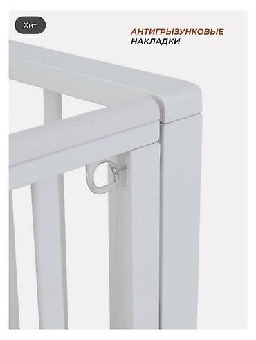 foldable table: Детская приставная кроватка, С колесиками, цвет - Белый — 5