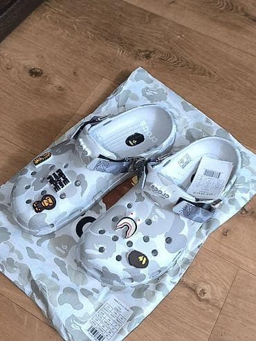 Сабо: Сабо, 42.5, Crocs, Новый, цвет - Серый — 6