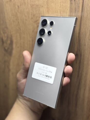 Samsung Galaxy S24 Ultra, Б/у, 256 ГБ, цвет - Серый, В рассрочку, 1 SIM, eSIM