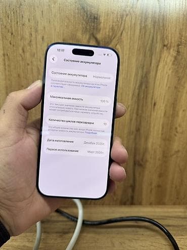note 8 pro: IPhone 17 Pro, Б/у, 512 ГБ, Синий, Чехол, 100 % — 4