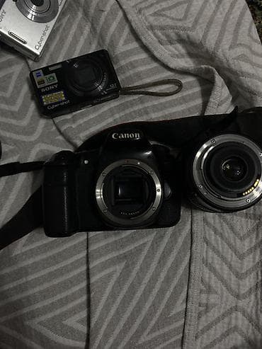 Зеркальная камера Canon с байонетом EF-S + сменный объектив Комплект at lalafo.kg Зеркальная камера Canon с байонетом EF-S + сменный объектив Комплект
