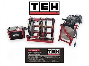 Стыковая сварочная машина TEH TW500MAC для ПНД/HDPE труб. Назначение