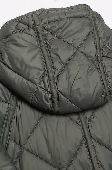 smart sensor: Пальто, Осень-весна, Стеганый, Длинная модель, С капюшоном, M, L — 4