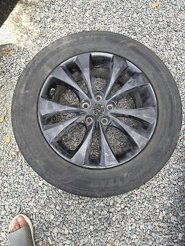 Дөңгөлөктөр монтажда 235 / 60 / R 18, All-season, Колдонулган, Камдык, Куйма, тешиктери - 5
