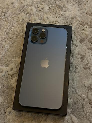 one plus 12: IPhone 12 Pro Max, Б/у, 128 ГБ, Pacific Blue, Коробка, 79 % — 4