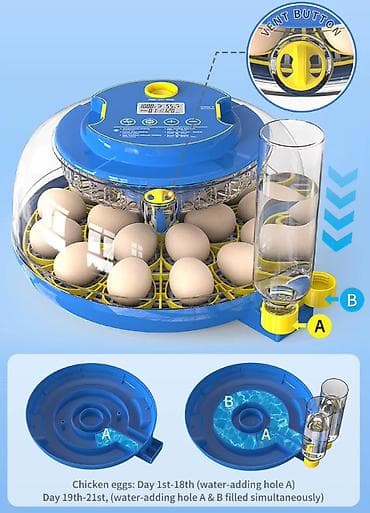 яйцо инкубационое: Инкубатор на 18 яиц с автоматическим поддержанием влажности и — 2